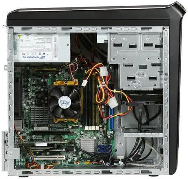 Alt view image 6 of 10 - Gateway Desktop PC DX Series DX4300-11 AMD Phenom II X4 805 8GB DDR2 1TB HDD ATI Radeon HD 3200 Windows 7 Home Premium 64-bit