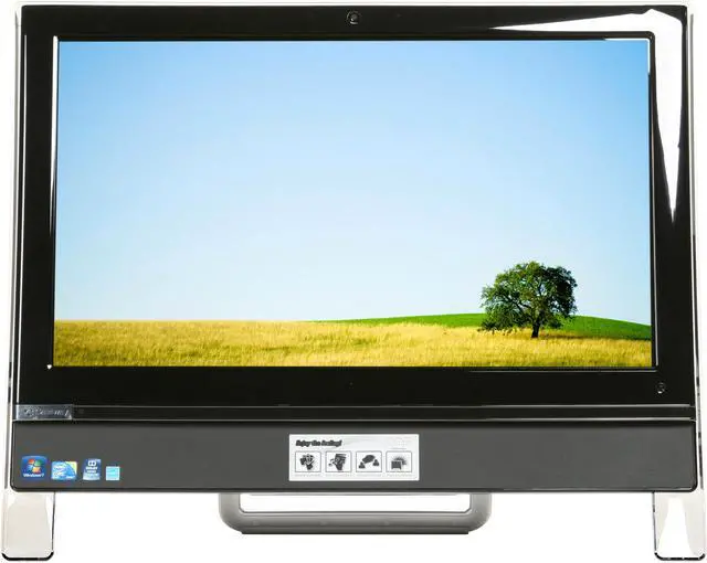 Alt view image 2 of 7 - Gateway Desktop PC One ZX6810-01 Intel Core 2 Quad Q8200S 8GB DDR3 1.64TB HDD 23" Touchscreen Windows 7 Home Premium 64-bit