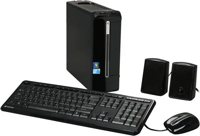 Main image of Gateway Desktop PC SX Series SX2800-01r Intel Core 2 Quad Q8200 4GB DDR3 640GB HDD Intel GMA X4500 Windows 7 Home Premium 64-bit