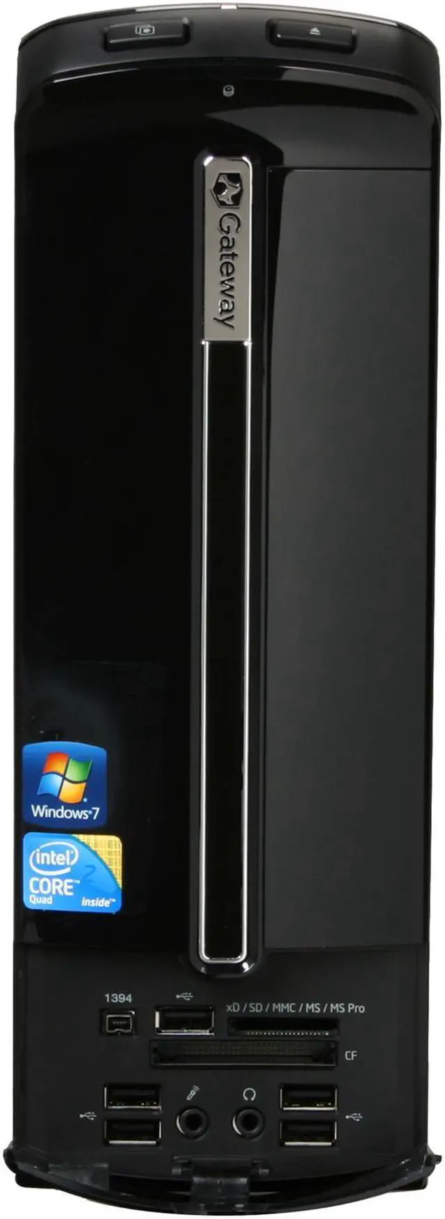 Alt view image 2 of 10 - Gateway Desktop PC SX Series SX2800-01r Intel Core 2 Quad Q8200 4GB DDR3 640GB HDD Intel GMA X4500 Windows 7 Home Premium 64-bit