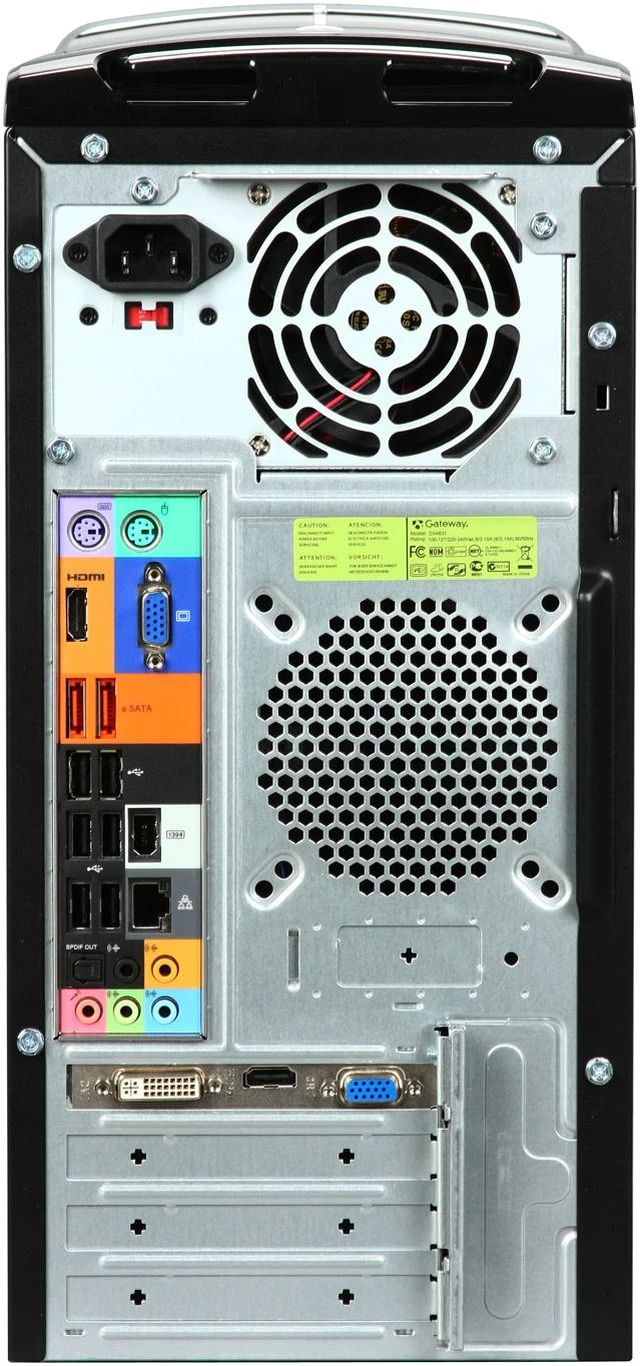 Alt view image 9 of 10 - Gateway Desktop PC DX Series DX4831-03 Intel Core i5-650 8GB DDR3 1TB HDD NVIDIA GeForce GT 220 Windows 7 Home Premium 64-bit