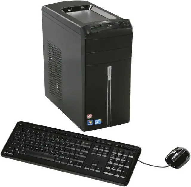 Main image of Gateway Desktop PC DX Series DX4831-07 Intel Core i5-750 8GB DDR3 1TB HDD ATI Radeon HD 5750 Windows 7 Home Premium 64-bit