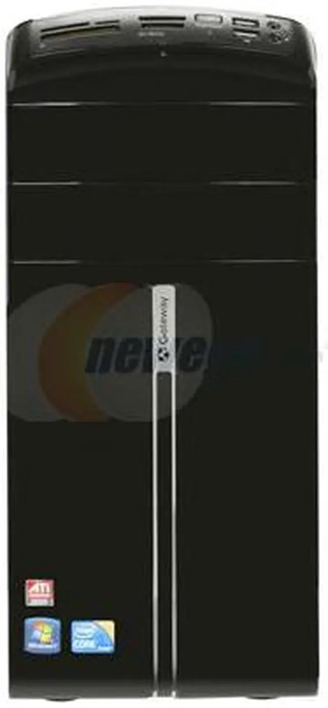 Alt view image 2 of 10 - Gateway Desktop PC DX Series DX4831-07 Intel Core i5-750 8GB DDR3 1TB HDD ATI Radeon HD 5750 Windows 7 Home Premium 64-bit