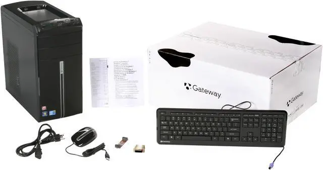 Alt view image 10 of 10 - Gateway Desktop PC DX Series DX4831-07 Intel Core i5-750 8GB DDR3 1TB HDD ATI Radeon HD 5750 Windows 7 Home Premium 64-bit
