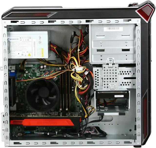 Alt view image 6 of 10 - Gateway Desktop PC FX Series FX6831-01 Intel Core i7-860 8GB DDR3 1.5TB HDD ATI Radeon HD 5850 Windows 7 Home Premium 64-bit