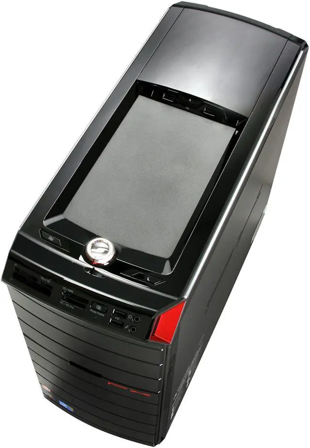 Alt view image 8 of 10 - Gateway Desktop PC FX Series FX6831-01 Intel Core i7-860 8GB DDR3 1.5TB HDD ATI Radeon HD 5850 Windows 7 Home Premium 64-bit