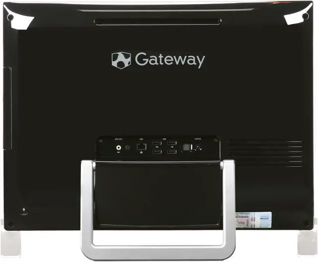 Alt view image 5 of 7 - Gateway Desktop PC One ZX4800-06 Intel Pentium T4400 4GB DDR2 750GB HDD 20.0" Touchscreen Windows 7 Home Premium 64-bit