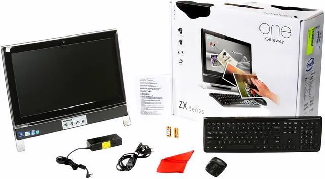 Alt view image 7 of 7 - Gateway Desktop PC One ZX4800-06 Intel Pentium T4400 4GB DDR2 750GB HDD 20.0" Touchscreen Windows 7 Home Premium 64-bit