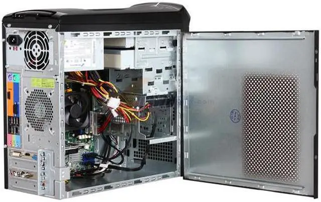 Alt view image 4 of 10 - Gateway Desktop PC DX Series DX4320-09 AMD Athlon II X4 635 4GB DDR3 1TB HDD ATI Radeon HD 5570 Windows 7 Home Premium 64-bit