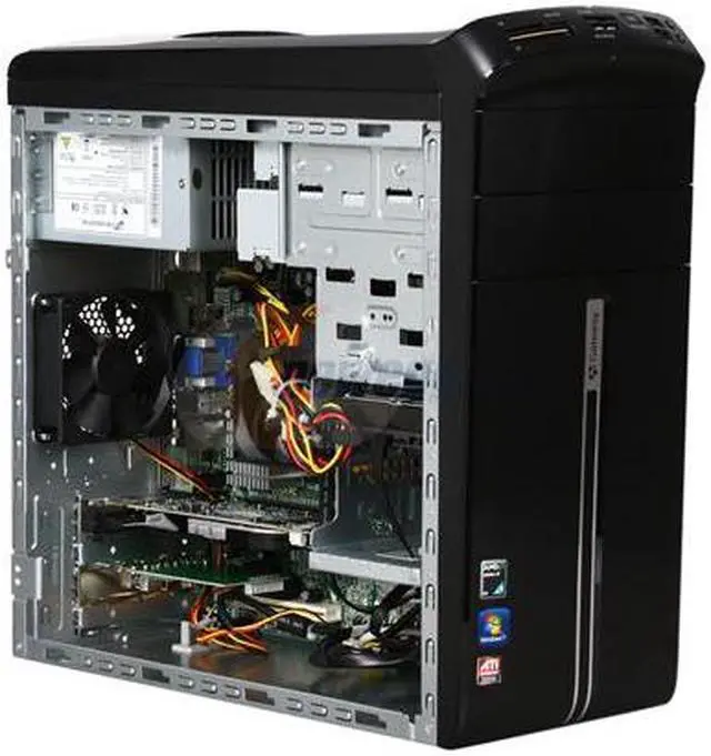 Alt view image 6 of 10 - Gateway Desktop PC DX Series DX4320-09 AMD Athlon II X4 635 4GB DDR3 1TB HDD ATI Radeon HD 5570 Windows 7 Home Premium 64-bit