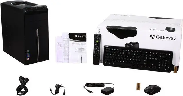 Alt view image 10 of 10 - Gateway Desktop PC DX Series DX4320-09 AMD Athlon II X4 635 4GB DDR3 1TB HDD ATI Radeon HD 5570 Windows 7 Home Premium 64-bit