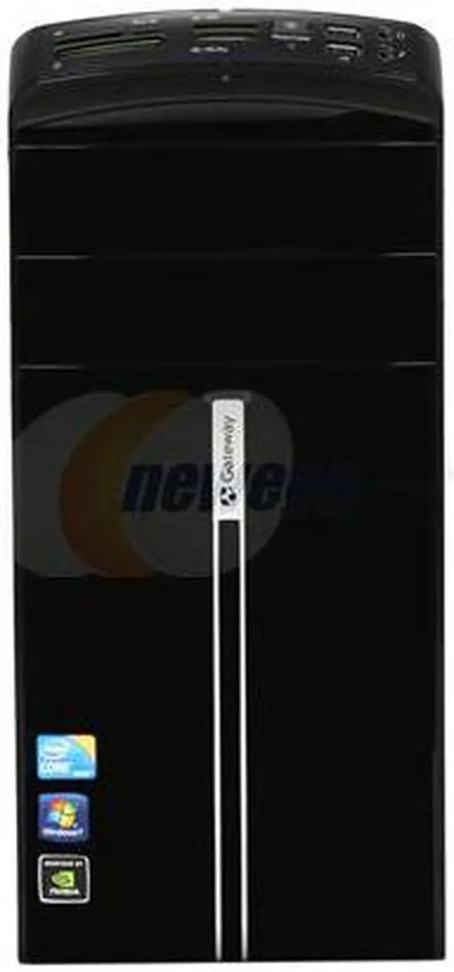 Alt view image 2 of 10 - Gateway Desktop PC DX Series DX4840-15 Intel Core i5-650 8GB DDR3 1TB HDD NVIDIA GeForce GT 320 Windows 7 Home Premium 64-bit