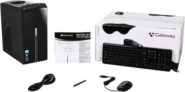 Alt view image 10 of 10 - Gateway Desktop PC DX Series DX4840-15 Intel Core i5-650 8GB DDR3 1TB HDD NVIDIA GeForce GT 320 Windows 7 Home Premium 64-bit