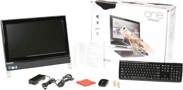 Alt view image 7 of 7 - Gateway Desktop PC One ZX4800-27 Intel Pentium T4500 4GB DDR2 500GB HDD 20.0" Touchscreen Windows 7 Home Premium 64-bit