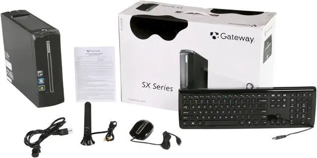 Alt view image 9 of 9 - Gateway Desktop PC SX Series SX2311-03 AMD Phenom II X4 820 4GB DDR3 1TB HDD NVIDIA GeForce 9200 Windows 7 Home Premium 64-bit