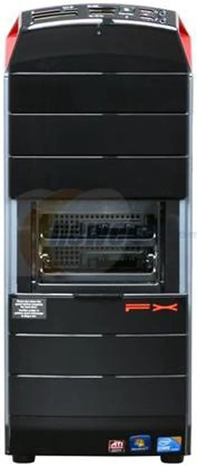 Alt view image 2 of 11 - Gateway Desktop PC FX Series FX6803-25 Intel Core i7-930 9GB DDR3 1.5TB HDD ATI Radeon HD 5850 Windows 7 Home Premium 64-bit