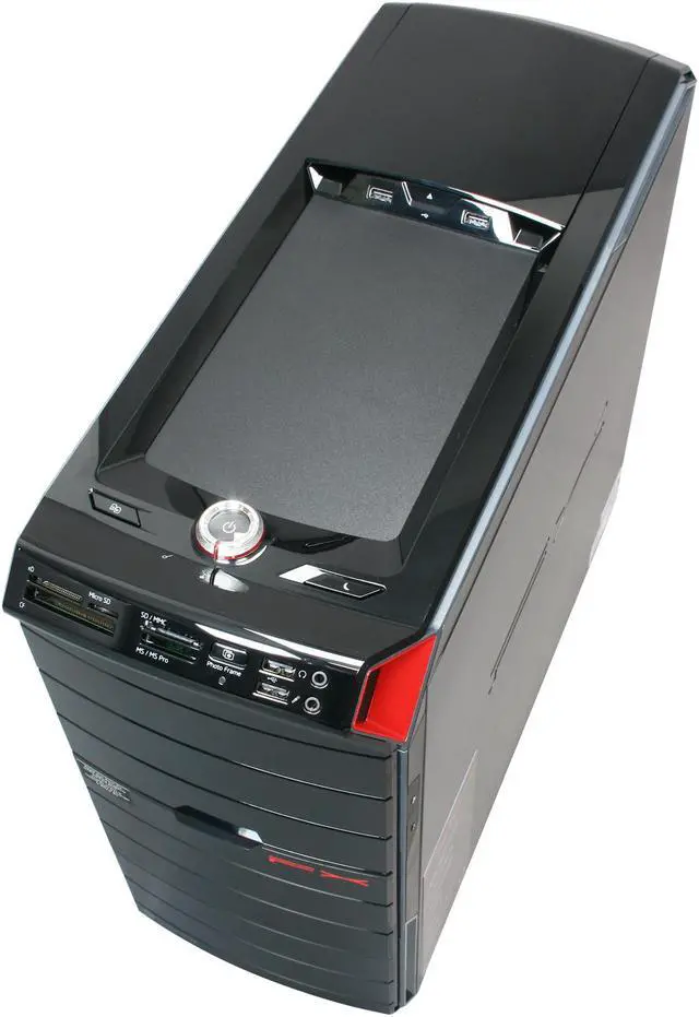 Alt view image 9 of 11 - Gateway Desktop PC FX Series FX6803-25 Intel Core i7-930 9GB DDR3 1.5TB HDD ATI Radeon HD 5850 Windows 7 Home Premium 64-bit