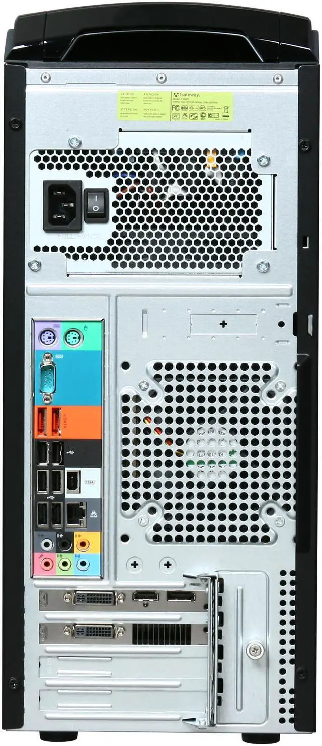 Alt view image 10 of 11 - Gateway Desktop PC FX Series FX6803-25 Intel Core i7-930 9GB DDR3 1.5TB HDD ATI Radeon HD 5850 Windows 7 Home Premium 64-bit