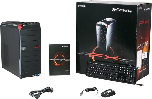Alt view image 11 of 11 - Gateway Desktop PC FX Series FX6803-25 Intel Core i7-930 9GB DDR3 1.5TB HDD ATI Radeon HD 5850 Windows 7 Home Premium 64-bit