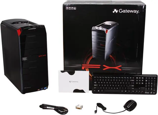 Alt view image 8 of 8 - Gateway Desktop PC FX Series FX6803-35 Intel Core i7-930 9GB DDR3 1.5TB HDD ATI Radeon HD 5850 Windows 7 Home Premium 64-bit
