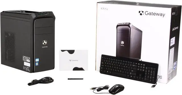 Alt view image 10 of 10 - Gateway Desktop PC DX4850-45 (PT.GBL02.010) Intel Core i5-2300 6GB DDR3 1TB HDD Intel HD Graphics 2000 Windows 7 Home Premium 64-bit