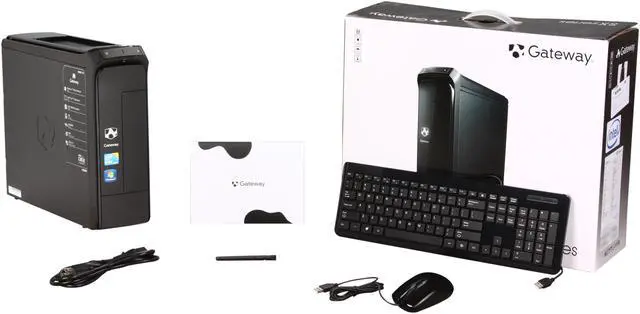 Alt view image 10 of 10 - Gateway Desktop PC SX2851-41 (PT.GBR02.003) Intel Core i3-550 4GB DDR3 1TB HDD Intel HD Graphics Windows 7 Home Premium 64-bit