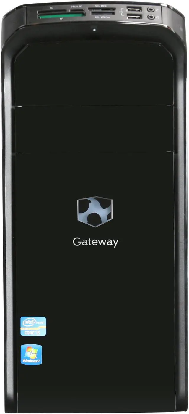 Alt view image 2 of 10 - Gateway Desktop PC DX4850-45u (PT.GBL02.018) Intel Core i5-2300 6GB DDR3 1TB HDD Intel HD Graphics 2000 Windows 7 Home Premium 64-bit