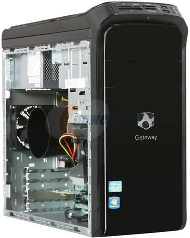 Alt view image 7 of 10 - Gateway Desktop PC DX4850-45u (PT.GBL02.018) Intel Core i5-2300 6GB DDR3 1TB HDD Intel HD Graphics 2000 Windows 7 Home Premium 64-bit