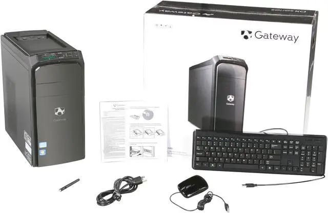 Alt view image 10 of 10 - Gateway Desktop PC DX4850-45u (PT.GBL02.018) Intel Core i5-2300 6GB DDR3 1TB HDD Intel HD Graphics 2000 Windows 7 Home Premium 64-bit