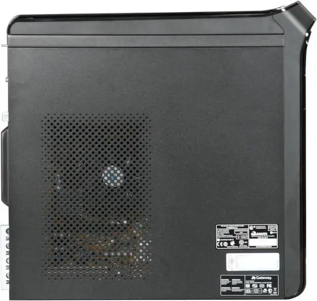 Alt view image 4 of 9 - Gateway Desktop PC DX Series DX4350-UR21P (PT.GBYP2.003) AMD Phenom II X6 1065T 6GB DDR3 1.5TB HDD ATI Radeon HD 4250 Windows 7 Home Premium 64-bit