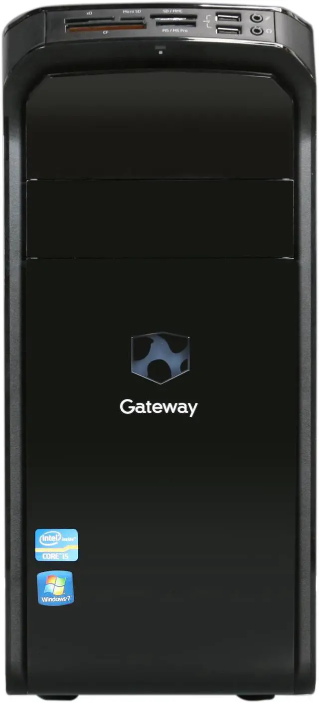 Alt view image 2 of 9 - Gateway Desktop PC DX4860-UR20P (PT.GCCP2.005) Intel Core i5-2300 6GB DDR3 1.5TB HDD Intel HD Graphics 2000 Windows 7 Home Premium 64-bit