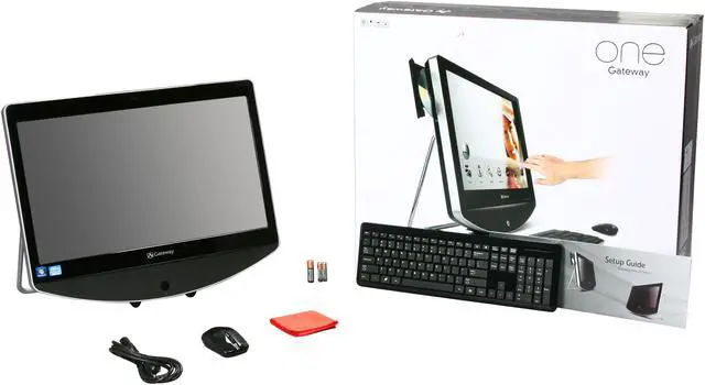 Alt view image 7 of 7 - Gateway All-in-One PC One ZX6961-UR20P (PW.GBUP2.003) Intel Core i3-2100 6GB DDR3 1TB HDD 23" Touchscreen Windows 7 Home Premium 64-bit