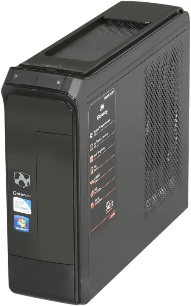 Alt view image 3 of 9 - Gateway Desktop PC SX2855-UR20P (PT.GCFP2.001) Intel Pentium G620 4GB DDR3 1TB HDD Intel HD Graphics Windows 7 Home Premium 64-bit