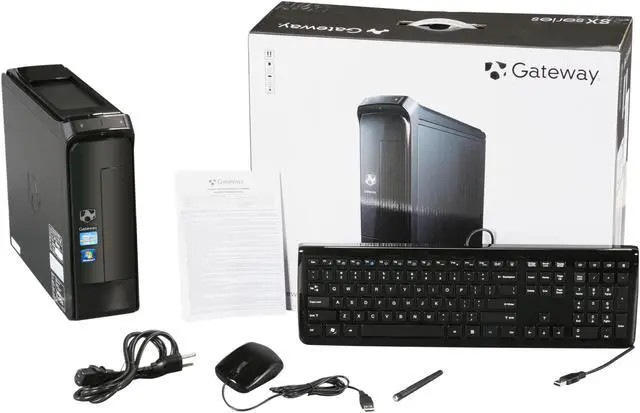 Alt view image 9 of 9 - Gateway Desktop PC SX2855-UR21P (PT.GCFP2.002) Intel Core i3-2100 6GB DDR3 1.5TB HDD Intel HD Graphics 2000 Windows 7 Home Premium 64-bit