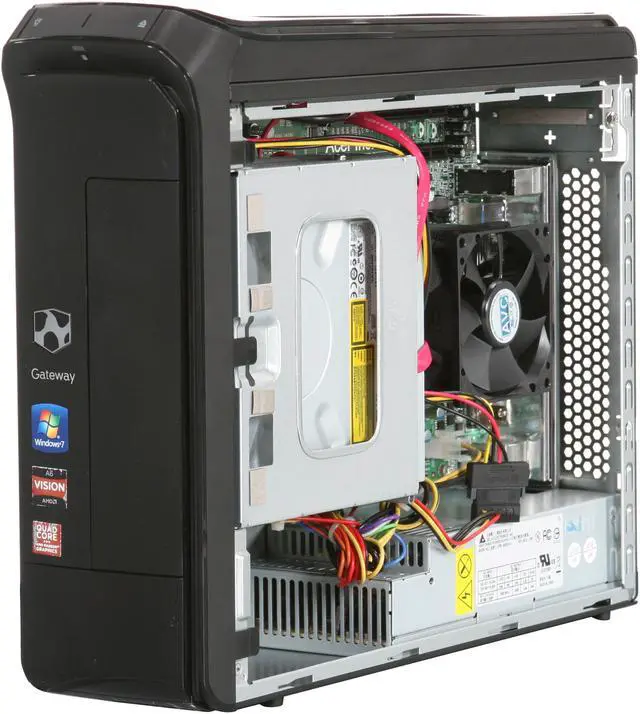 Alt view image 7 of 8 - Gateway Desktop PC SX2370-UR30P (PT.GCRP2.001) AMD A6-3600 4GB DDR3 1TB HDD AMD Radeon HD 6530D Windows 7 Home Premium 64-Bit