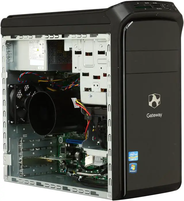 Alt view image 7 of 10 - Gateway Desktop PC DX4860-UR11P (PT.GCPP2.016) Intel Core i7-2600 8GB DDR3 2TB HDD Intel HD Graphics 2000 Windows 7 Home Premium 64-Bit