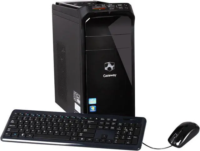 Main image of Gateway Desktop PC DX4860-UR10P (PT.GCPP2.017) Intel Core i5-2320 6GB DDR3 2TB HDD Intel HD Graphics 2000 Windows 7 Home Premium 64-Bit