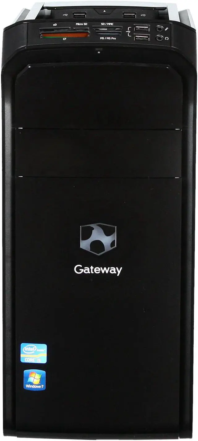 Alt view image 2 of 10 - Gateway Desktop PC DX4860-UR10P (PT.GCPP2.017) Intel Core i5-2320 6GB DDR3 2TB HDD Intel HD Graphics 2000 Windows 7 Home Premium 64-Bit