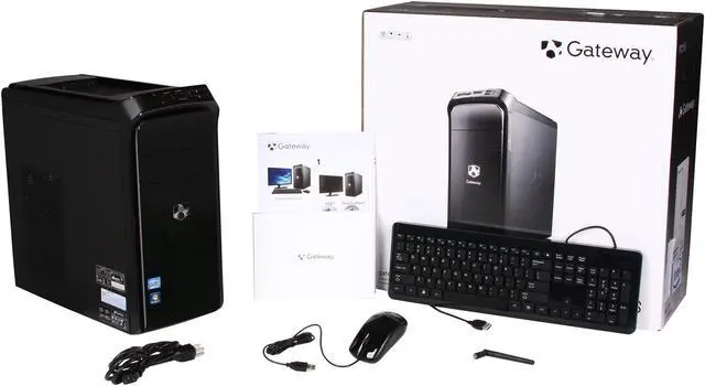 Alt view image 10 of 10 - Gateway Desktop PC DX4860-UR10P (PT.GCPP2.017) Intel Core i5-2320 6GB DDR3 2TB HDD Intel HD Graphics 2000 Windows 7 Home Premium 64-Bit