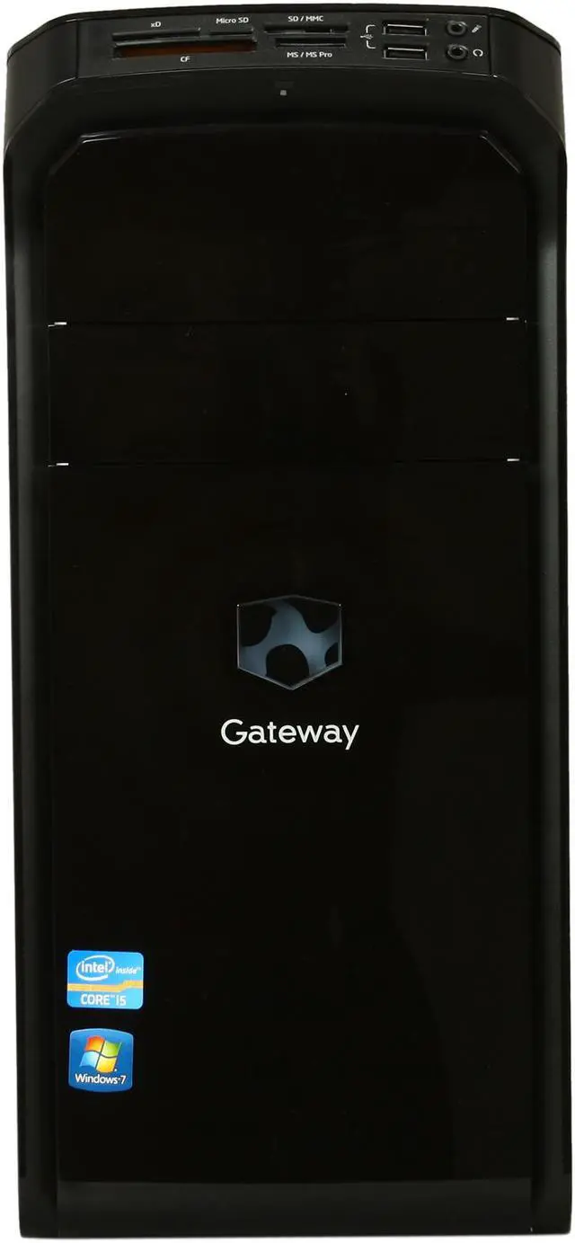 Alt view image 2 of 10 - Gateway Desktop PC DX Series DX4860-UB33P (PT.GCPP2.004) Intel Core i5-2320 8GB DDR3 1TB HDD Intel HD Graphics 2000 Windows 7 Home Premium 64-Bit