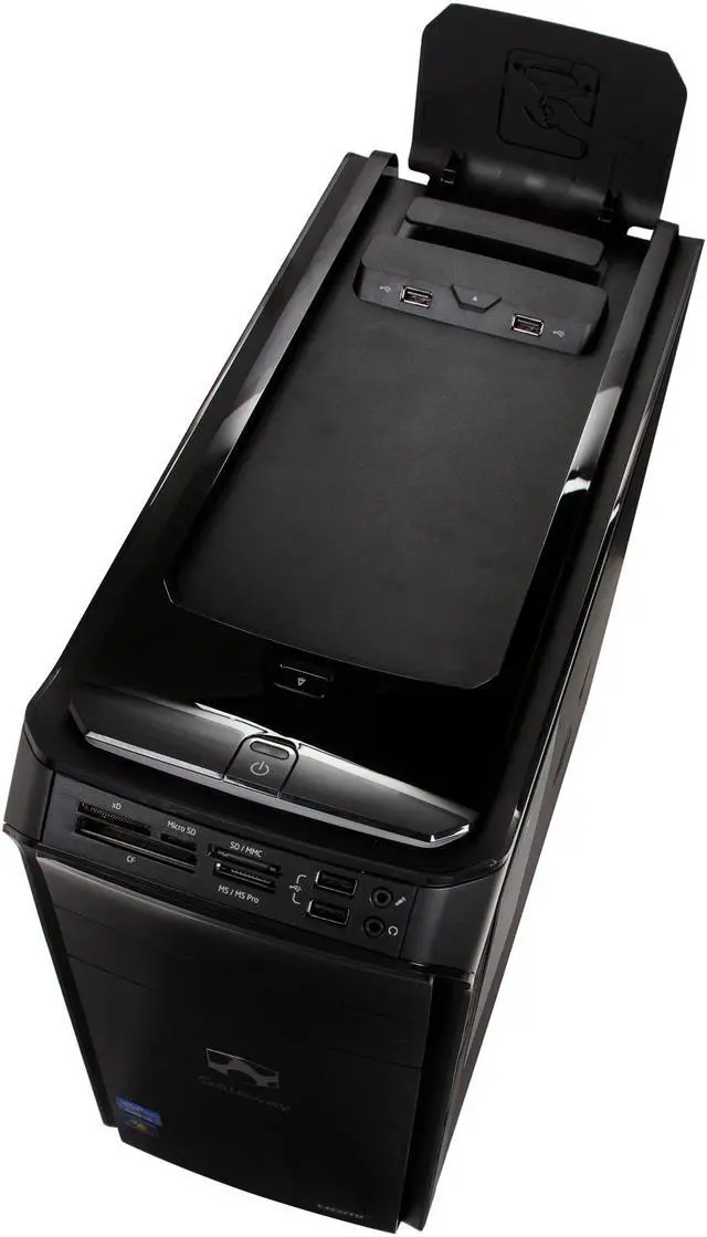 Alt view image 8 of 10 - Gateway Desktop PC DX Series DX4860-UR14P (DT.GD4AA.004) Intel Core i5-3450 6GB DDR3 1TB HDD Intel HD Graphics 2500 Windows 7 Home Premium 64-Bit