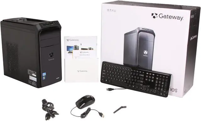 Alt view image 10 of 10 - Gateway Desktop PC DX Series DX4860-UR14P (DT.GD4AA.004) Intel Core i5-3450 6GB DDR3 1TB HDD Intel HD Graphics 2500 Windows 7 Home Premium 64-Bit