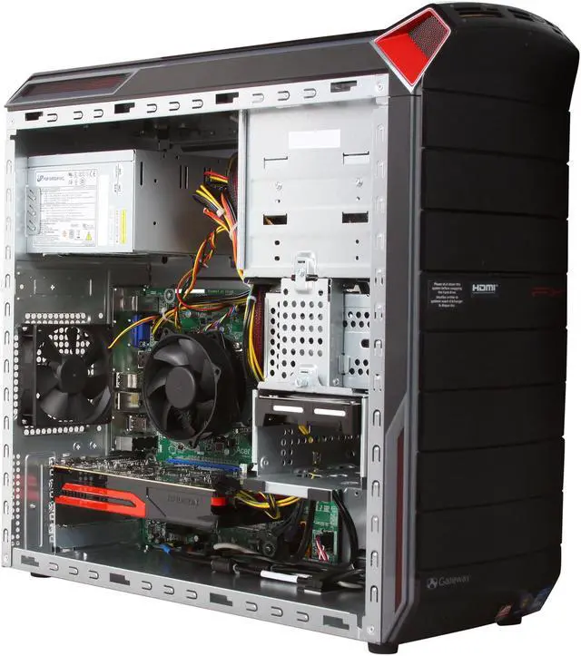 Alt view image 7 of 10 - Gateway Desktop PC FX Series FX6860-UR10P (DT.GD5AA.001) Intel Core i7-3770 12GB DDR3 2TB HDD AMD Radeon HD 7770 2GB Windows 7 Home Premium 64-Bit