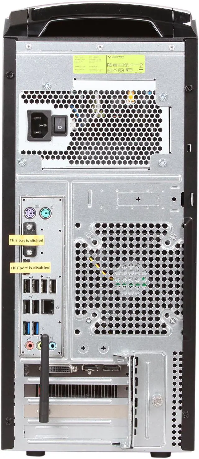 Alt view image 9 of 10 - Gateway Desktop PC FX Series FX6860-UR10P (DT.GD5AA.001) Intel Core i7-3770 12GB DDR3 2TB HDD AMD Radeon HD 7770 2GB Windows 7 Home Premium 64-Bit