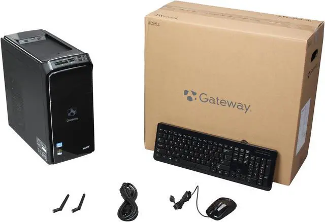 Alt view image 10 of 10 - Gateway Desktop PC DX4860-UR308 (DT.GE0AA.001

) Intel Core i3-2100 6GB DDR3 1TB HDD Intel HD Graphics Windows 8 64-bit