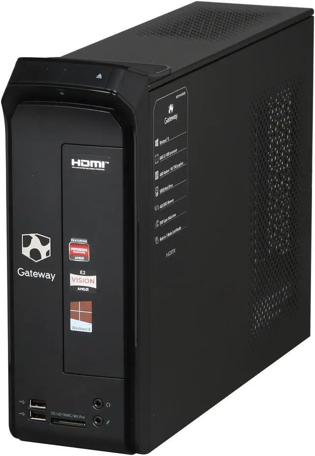 Gateway Desktop PC SX2110-UR328 (DT.GDNAA.001) AMD E2-1800 4GB