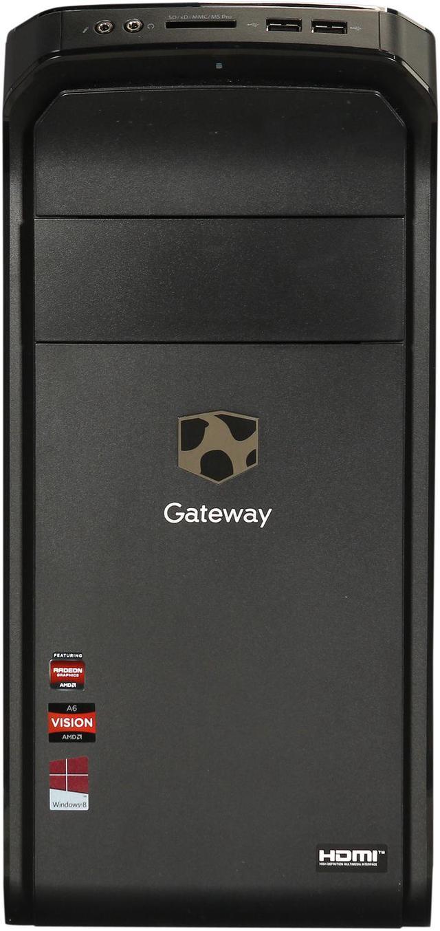 Refurbished: Gateway Desktop PC DX Series DT.GE3AA.001 (DX4380G-UW308) AMD  A6-5400K 6GB DDR3 1TB HDD AMD Radeon HD 7540D Windows 8 - Newegg.com