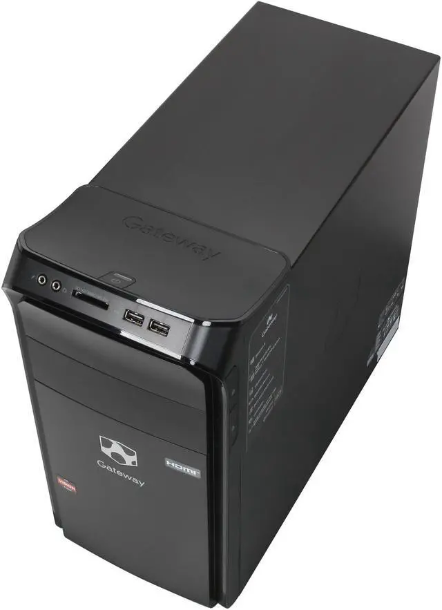Alt view image 8 of 10 - Gateway Desktop PC DX4380-UR22 (DT.GEGAA.002) AMD A8-6500 8GB DDR3 1TB HDD AMD Radeon HD 8570D Windows 8