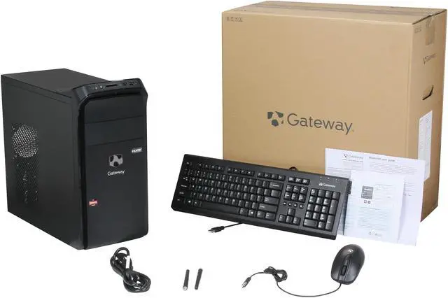 Alt view image 10 of 10 - Gateway Desktop PC DX4380-UR22 (DT.GEGAA.002) AMD A8-6500 8GB DDR3 1TB HDD AMD Radeon HD 8570D Windows 8