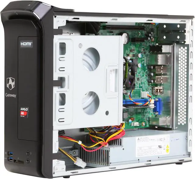 Alt view image 7 of 10 - Gateway Desktop PC SX2185-UR21 (DT.GEHAA.002) AMD A6-5200 4GB DDR3 500GB HDD AMD Radeon HD 8400 Windows 8